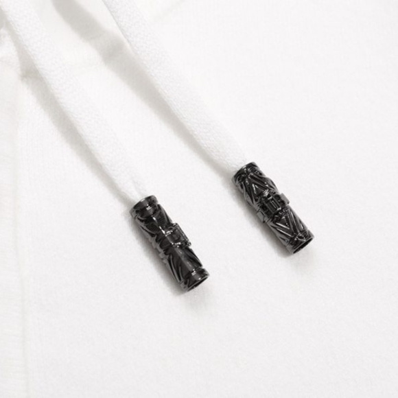 Thom Browne white zip-up hooded sweater - Picture 5 of 8